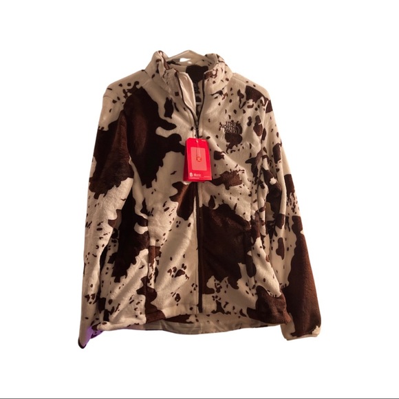 Brand New North Face Cow Print Jacket 